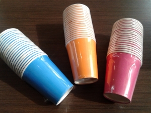 Papír pohár egyszínű 200ml 20db/csomag