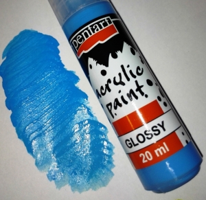 Fényes akrilfesték világos kék 20 ml